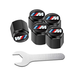 BMW Logo Tire Air Valve Stem Caps | 5Pcs