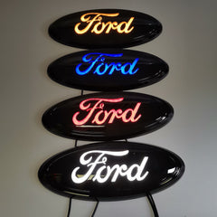 9 inch LED Emblem Black Housing For Ford F150 F250 F350 | Dynamic Static Light