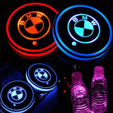 BMW 7 Color LED Car Cup Holder Lights | 2Pcs