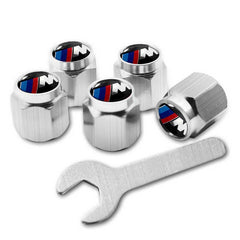 BMW Logo Tire Air Valve Stem Caps | 5Pcs