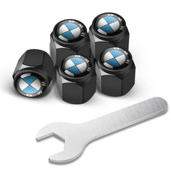 BMW Logo Tire Air Valve Stem Caps | 5Pcs