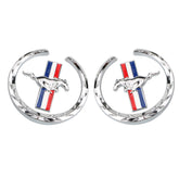 Ford Mustang 3D Car Sport Horse Logo Badge Left & Right | 2Pcs
