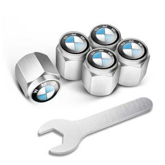 BMW Logo Tire Air Valve Stem Caps | 5Pcs