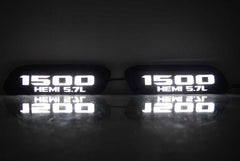 Hood Emblem Side Marker Lights for RAM 1500 HEMI 5.7L 2019-2024