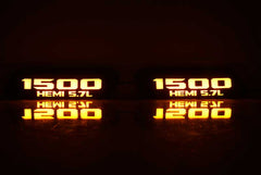 Hood Emblem Side Marker Lights for RAM 1500 HEMI 5.7L 2019-2024