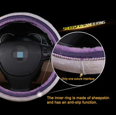 New Winter Style! Wool Steering Wheel Cover