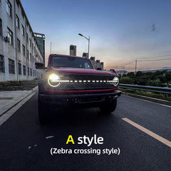 2021 2022 Bronco LED Grille Dynamic Lights