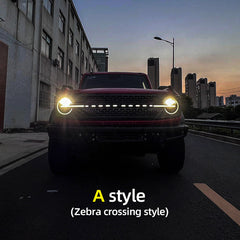 2021 2022 Bronco LED Grille Dynamic Lights