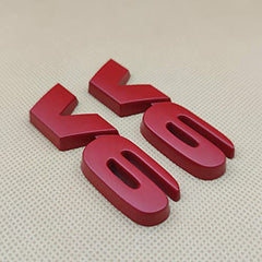 V6 Metal Emblem | 2Pcs
