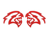 SRT Hellcat 3D Emblem | Side Rear | Hellcat SRT (1Pc), Hellcat (2Pcs)