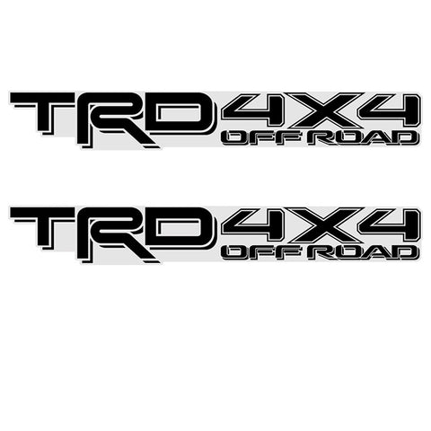 Toyota TRD 4x4 Decals | 2Pcs