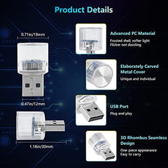 BMW 7 Colors USB Night Light | 2Pcs