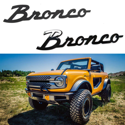 Tailgate Fender Emblem For 2021-2023 Ford Bronco