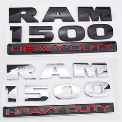 RAM 1500 Heavy Duty 3D Badge Emblem | 2Pcs