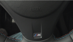 BMW M 3D Steering Wheel Stickers | 2Pcs