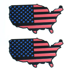 American Flag Fender Emblem | 2pcs