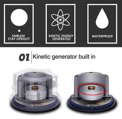 4PCS 54mm Floating LED Wheel Center Caps for 2015-2024 Ford Mustang
