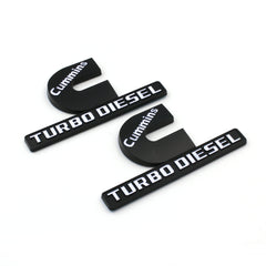 Cummins Turbo Diesel Badge for RAM 2500 3500 | 2Pcs