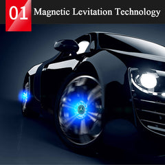 4PCS 54mm Floating LED Wheel Center Caps for 2015-2024 Ford Mustang