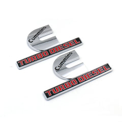 Cummins Turbo Diesel Badge for RAM 2500 3500 | 2Pcs