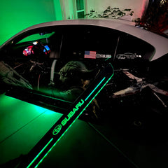 Custom Car Door Sill LED Auto-Sensing Wiring-Free Welcome Courtesy Lights