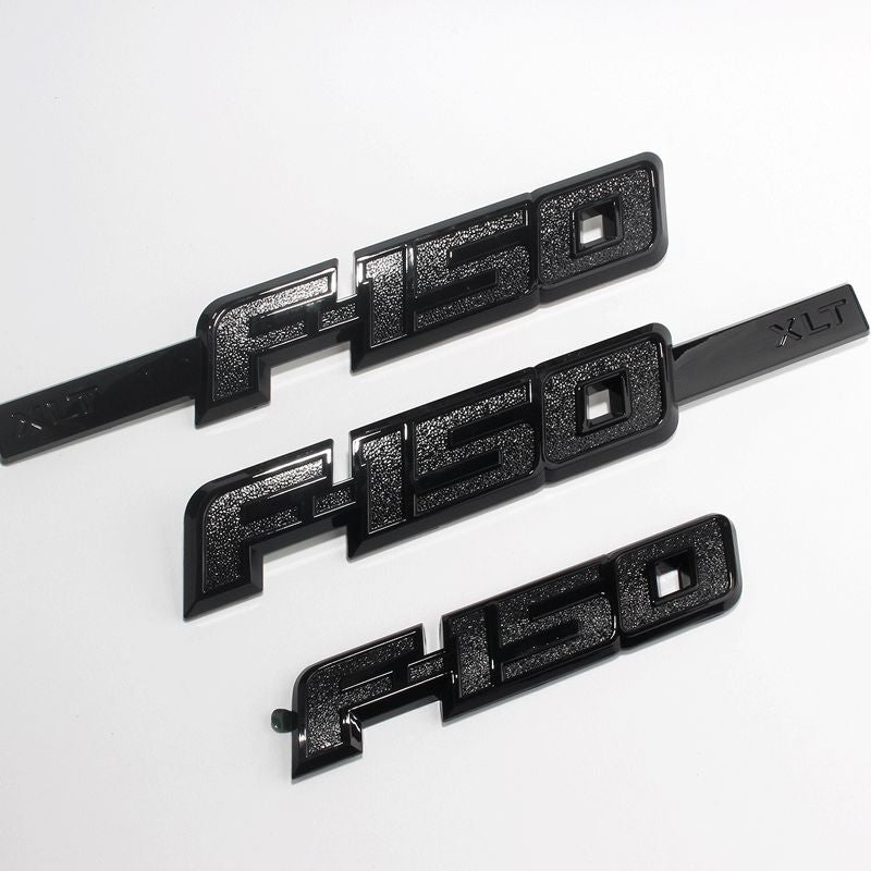 3Pcs Fits 2009-2014 F-150 XLT Front Fender Rear Emblem Badge Imagen principal del producto