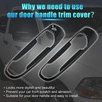4pcs ABS Door Handle Covers Fit For Dodge Ram 1500 2500 3500 2002-2008