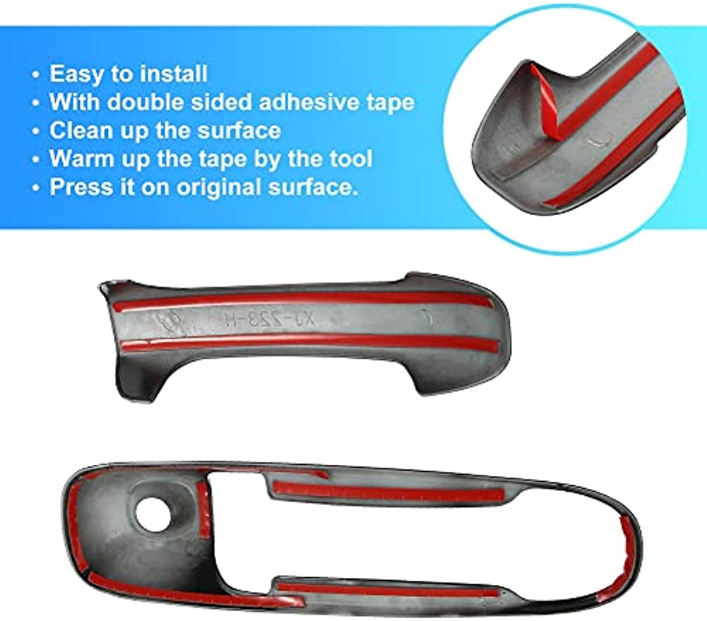 4pcs ABS Door Handle Covers Fit For Dodge Ram 1500 2500 3500 2002-2008