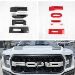 2019 Ford Raptor SVT Grille Letters Overlay Decal 3D Stickers