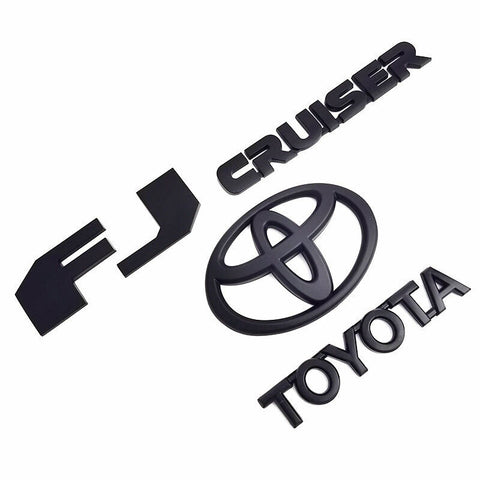 Toyota FJ Cruiser Rear Door Emblem | 2007-2015 | 4Pcs
