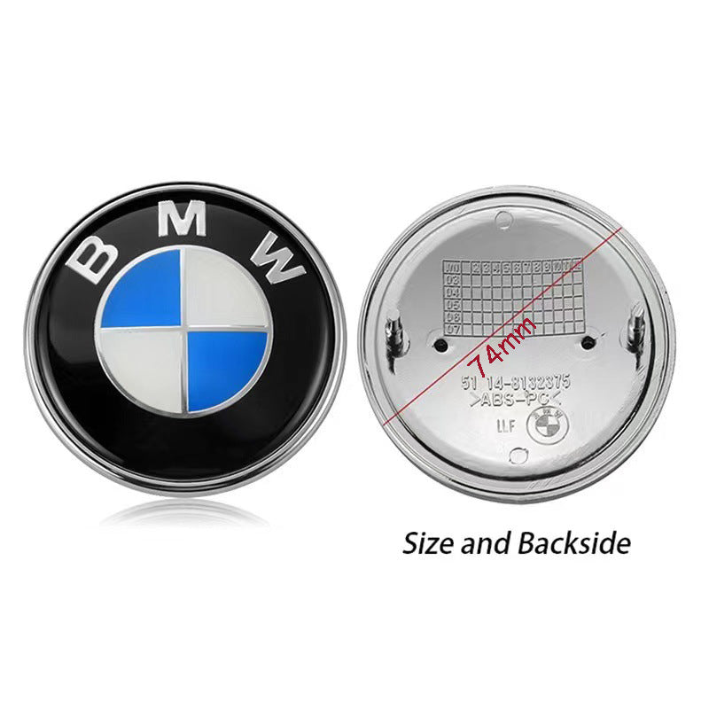 BMW Front Hood Rear Trunk Badge Steering Wheel Emblem