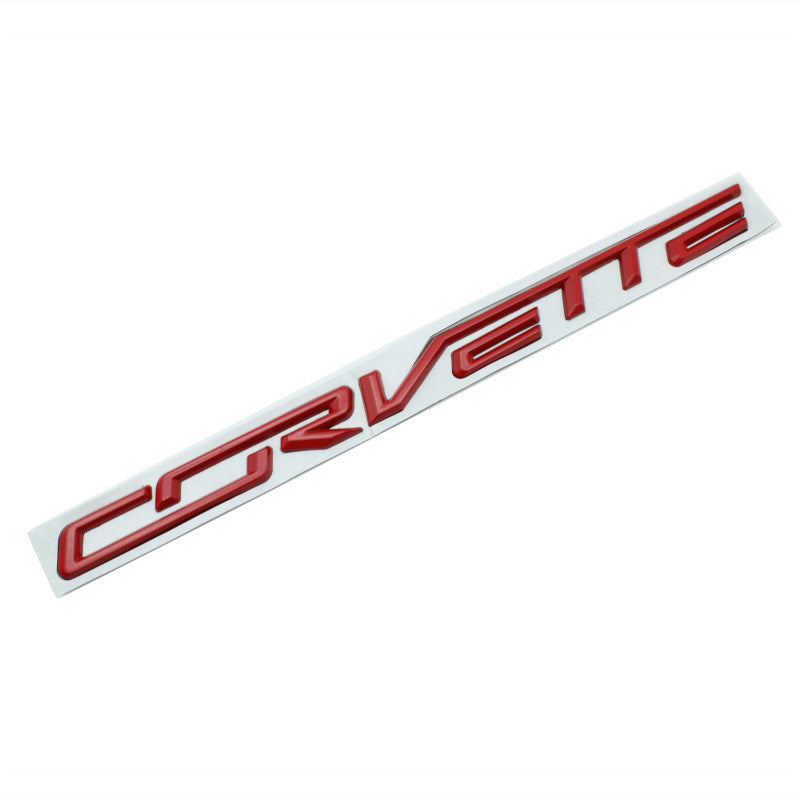 For 14-19 Corvette C7 R Z06 Rear Bumper Letter Badge Emblem Sport