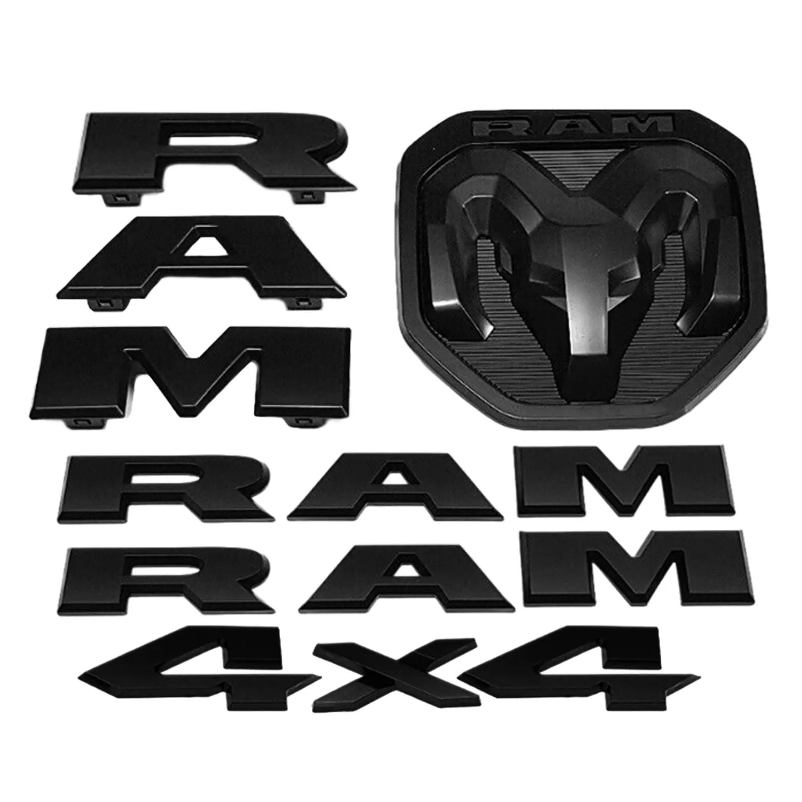 5Pcs For Grille Tailgate 4x4 Emblem Badge For Ram 1500 2019-2023 Secondary image
