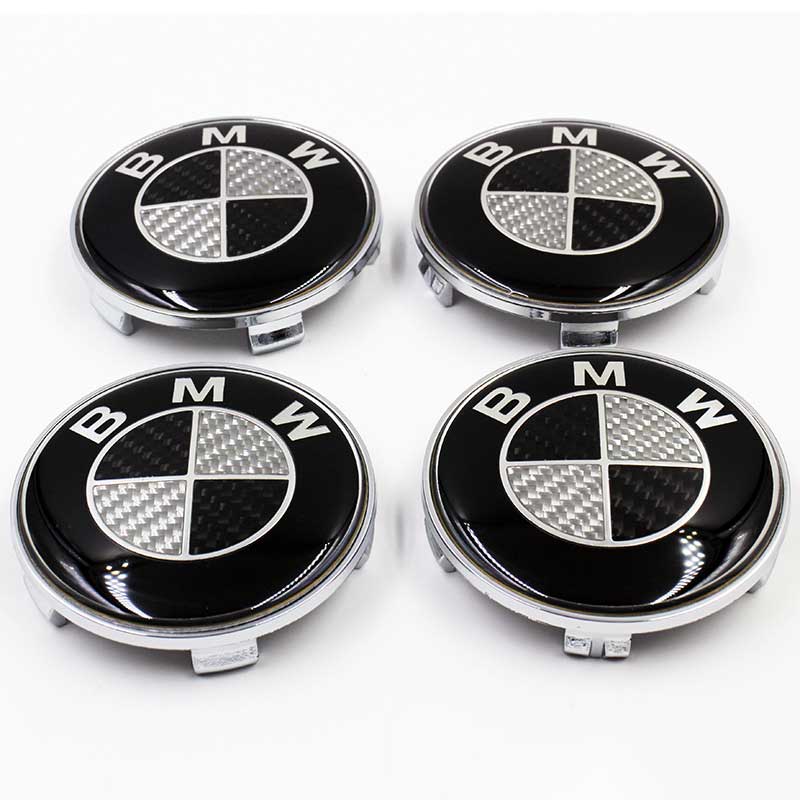 BMW Logo Wheel Hub Center Caps | 4Pcs