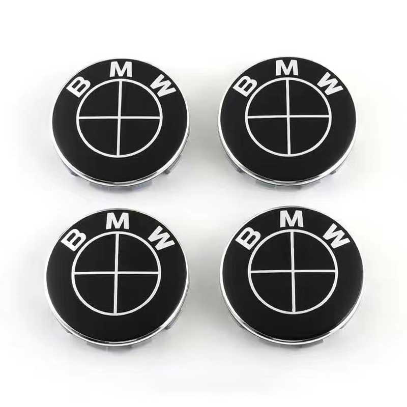 BMW Logo Wheel Hub Center Caps | 4Pcs