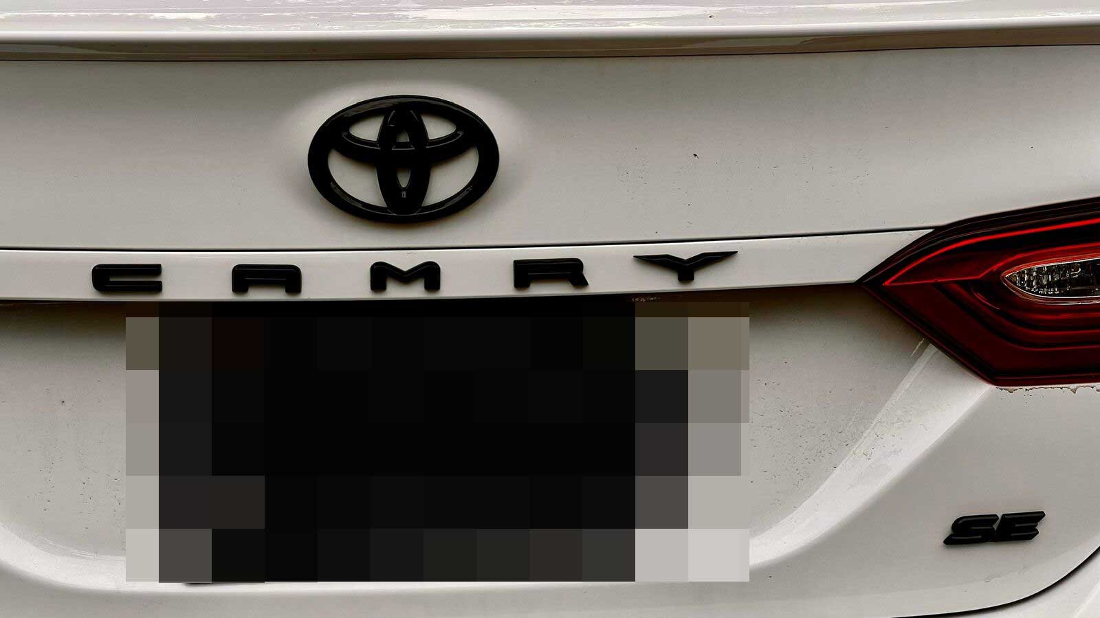 For Toyota Camry SE XSE Emblem Overlay Kit | 2018-2023 | 3Pcs