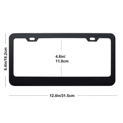 2pcs Toyota License Plate Frames with Screw Caps