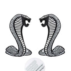 Set of 2 Shelby Logo Grille Emblem for Ford Mustang