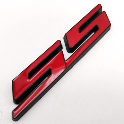 3 SS Badge Fender Trunk Emblem Decal for Chevy Camaro Impala Cobalt