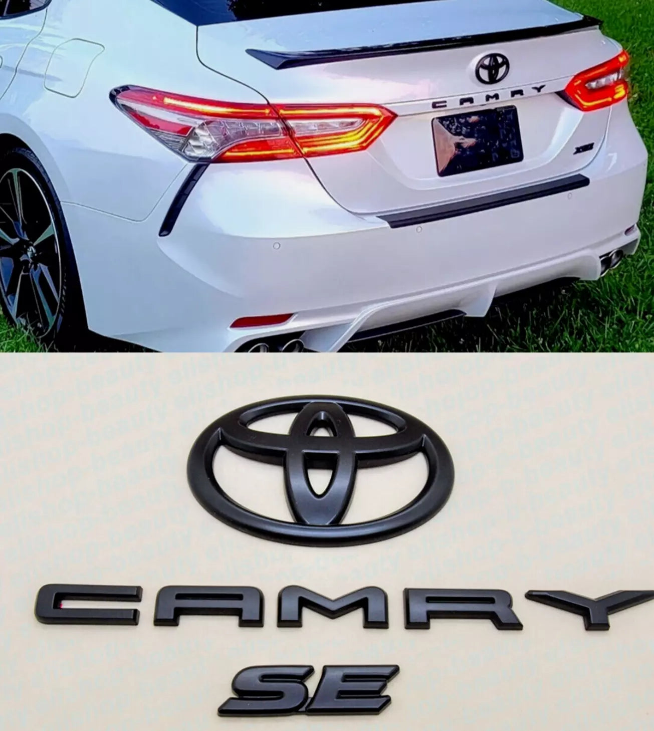 For Toyota Camry SE XSE Emblem Overlay Kit | 2018-2023 | 3Pcs