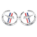 Ford Mustang 3D Car Sport Horse Logo Badge Left & Right | 2Pcs