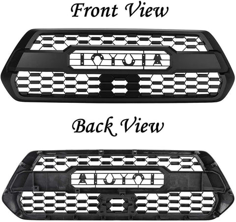 2016-2022 3rd Gen Toyota Tacoma Trd Front Grille W/ LED Amber Lights and Letters-pt22835170