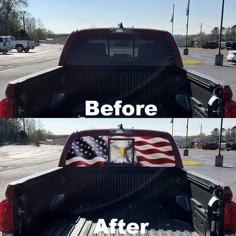 Truck Fender Car Sticker American Flag Eagle | 1Pc
