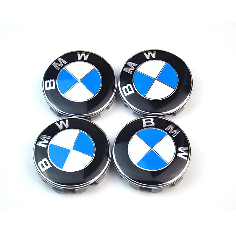 BMW Logo Wheel Hub Center Caps | 4Pcs