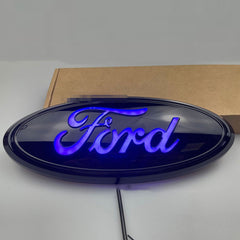 9 inch LED Emblem Black Housing For Ford F150 F250 F350 | Dynamic Static Light