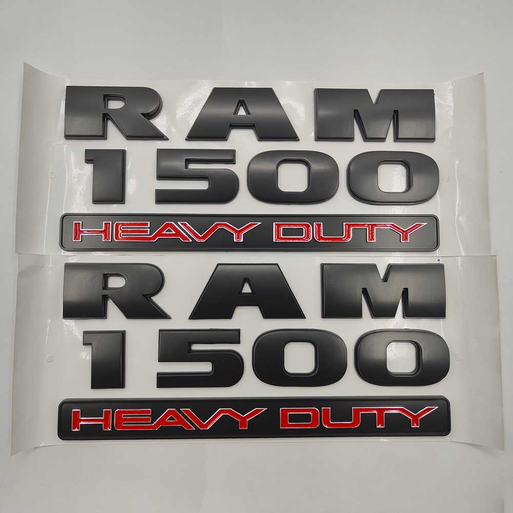 RAM 1500 Heavy Duty 3D Badge Emblem | 2Pcs