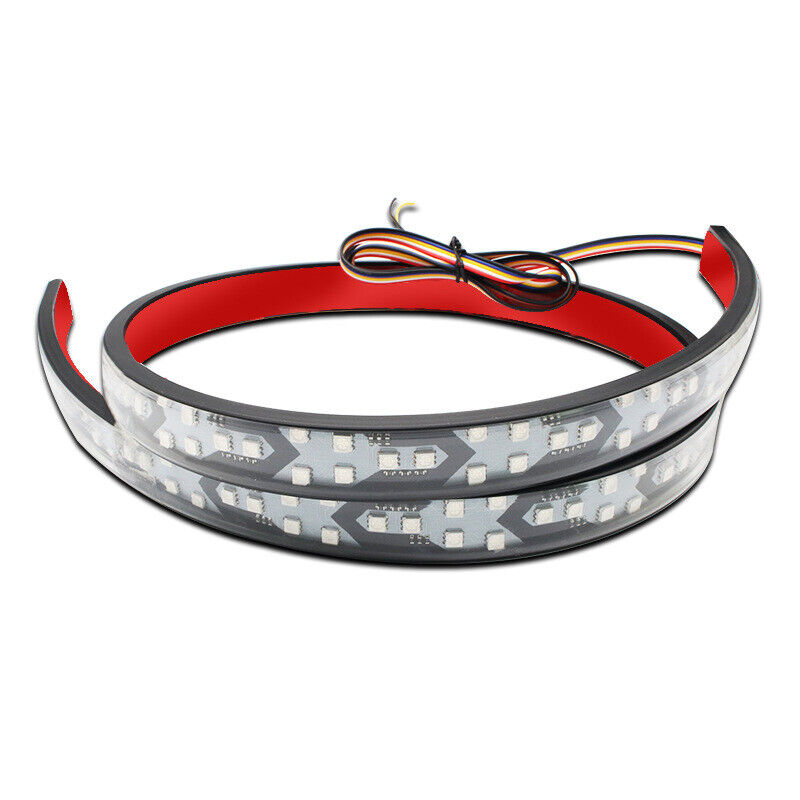 60" Inch LED Muti-Color Truck Strip Tailgate Light Bar Reverse Brake Signal