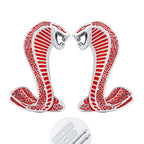 Set of 2 Shelby Logo Grille Emblem for Ford Mustang