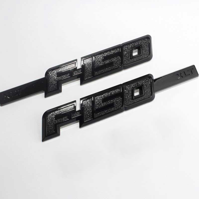 2Pcs Fits 2009-2014 F-150 XLT Front Fender Emblems Imagen principal del producto
