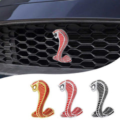 Set of 2 Shelby Logo Grille Emblem for Ford Mustang